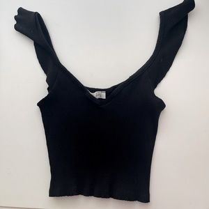 Flowy shoulder tank top